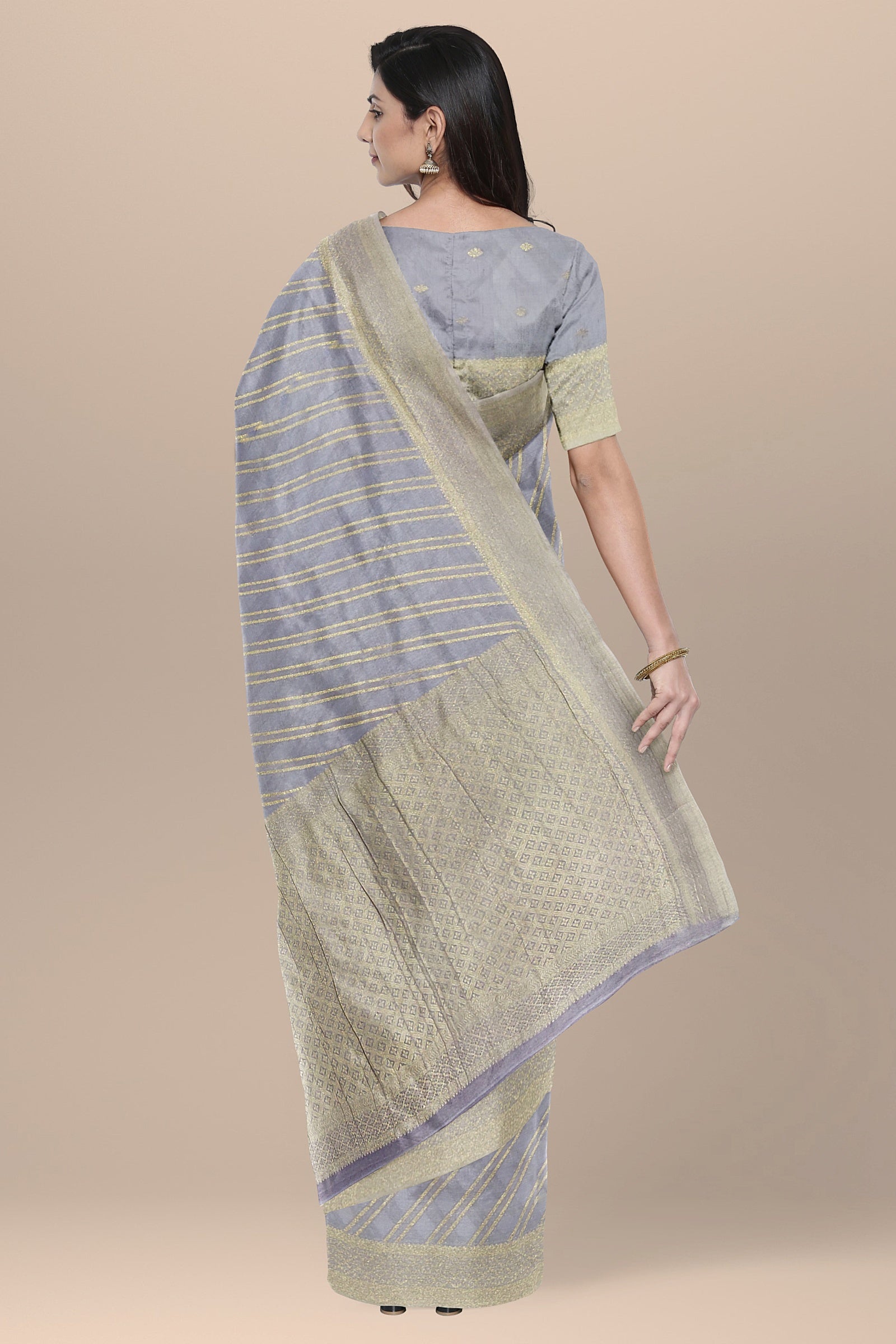 banaras semi kadi georgette saree