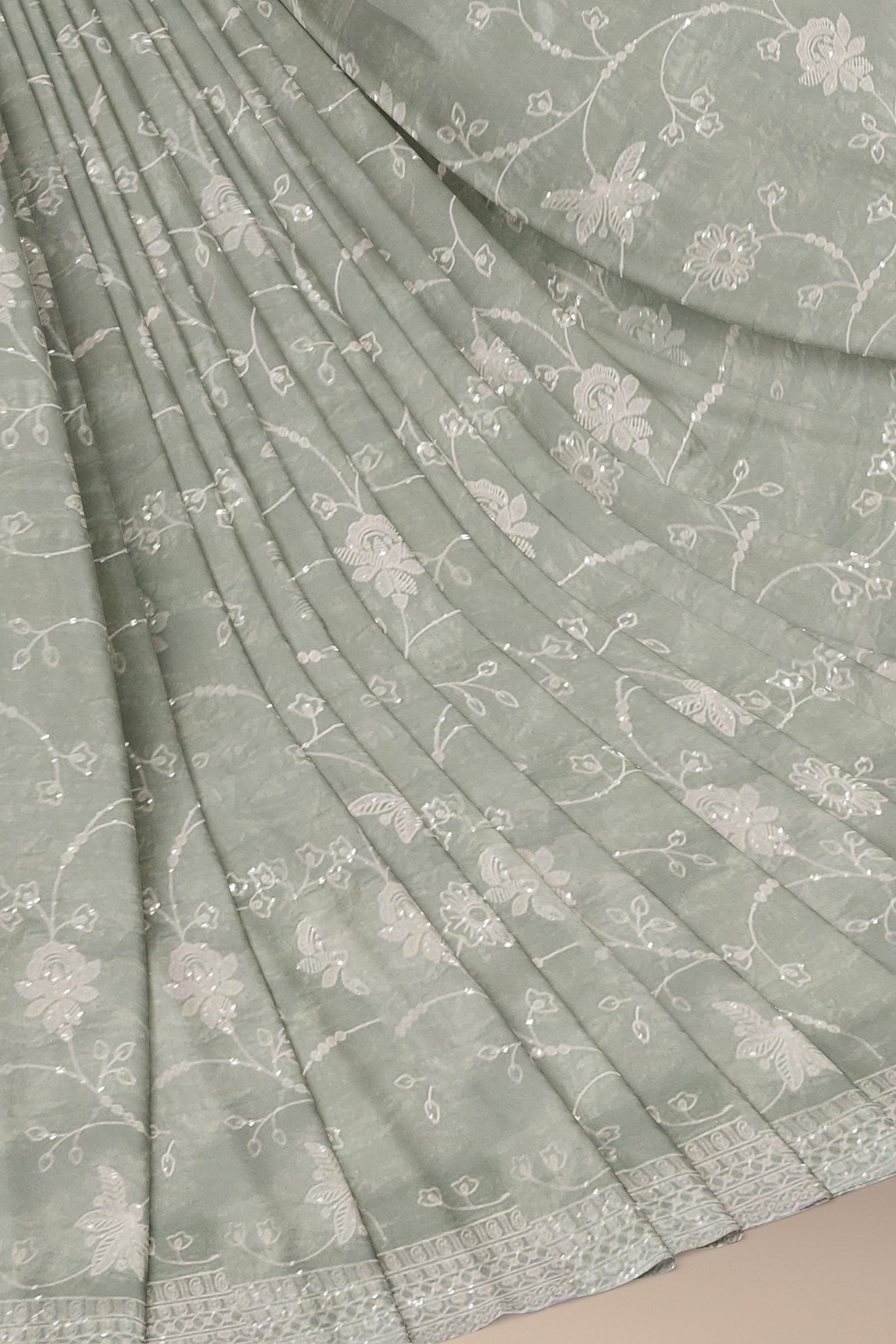 semi organza silk saree
