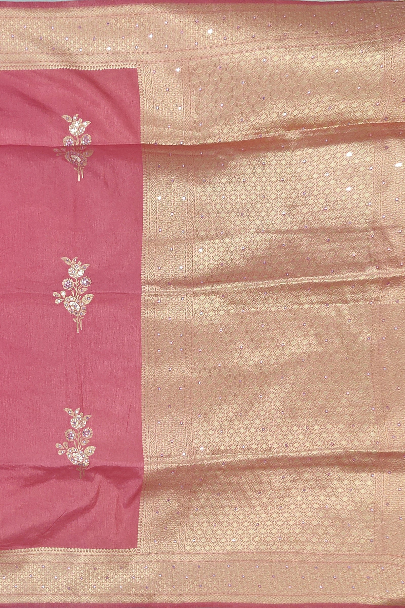 linen silk saree onion pink color