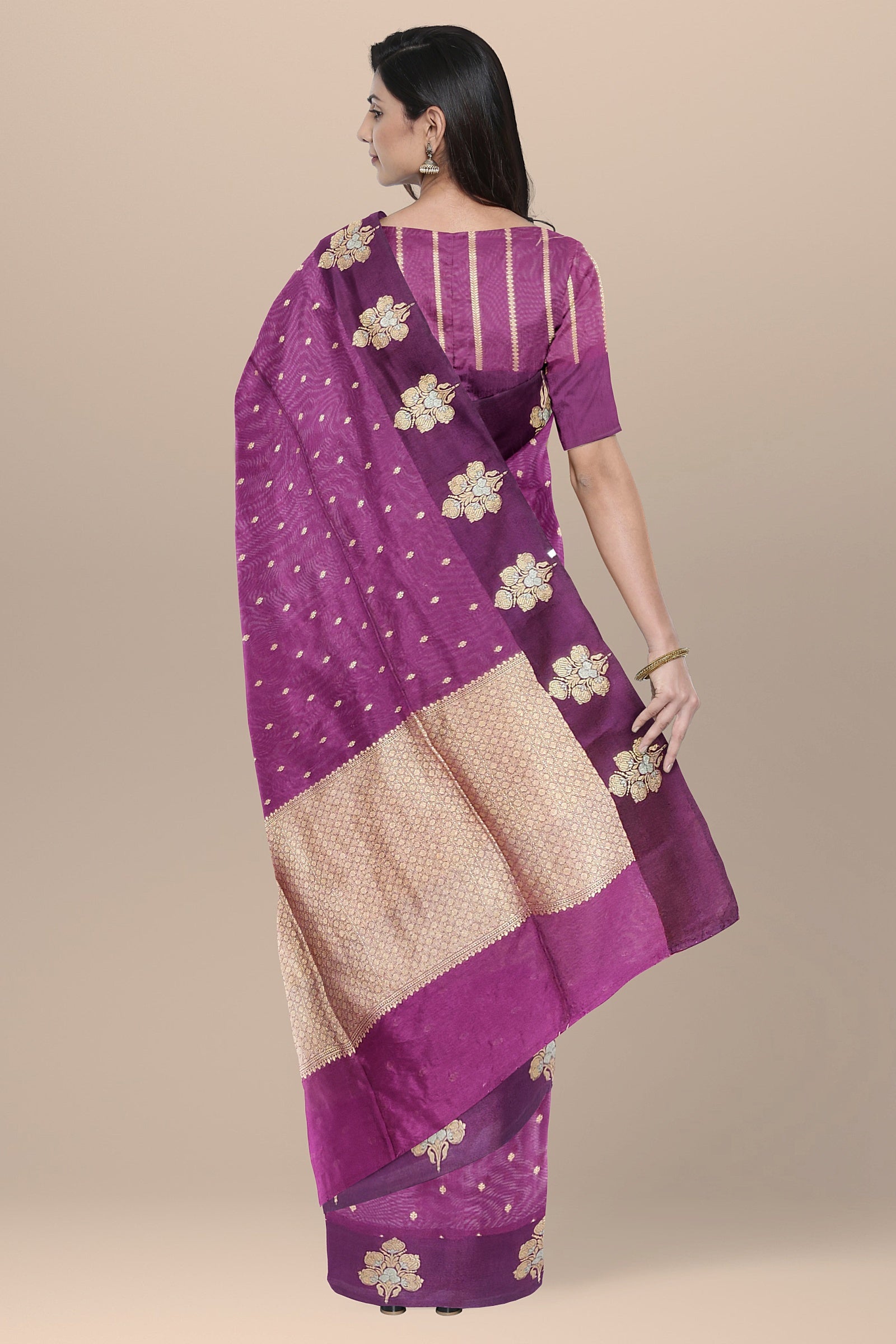 Banaras semi kathan silk
